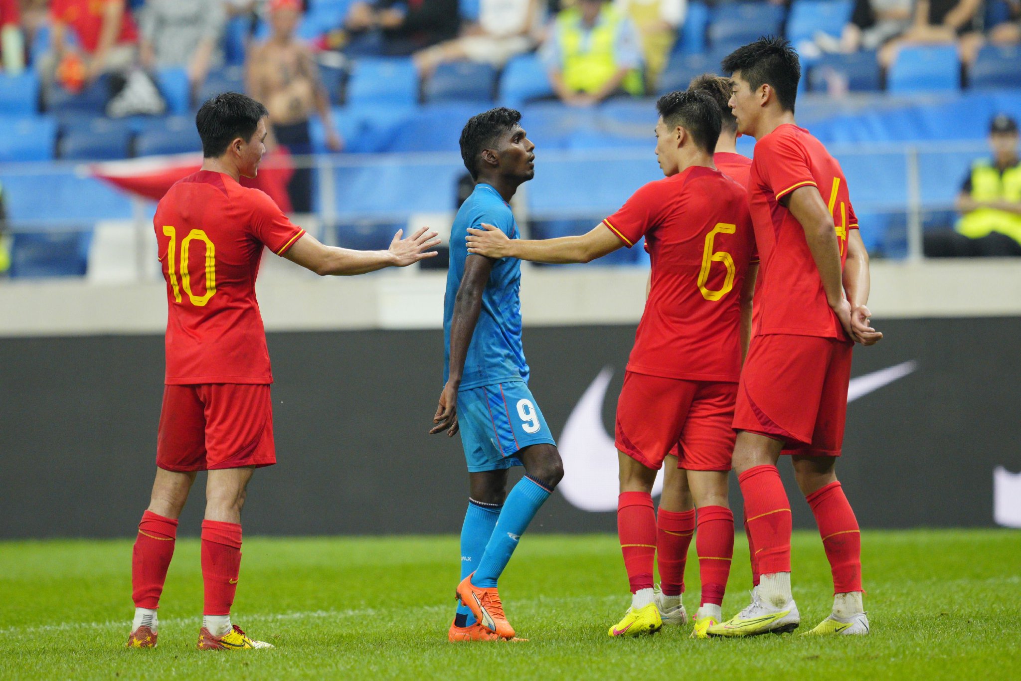 U23预选赛：中国队2-1印度队