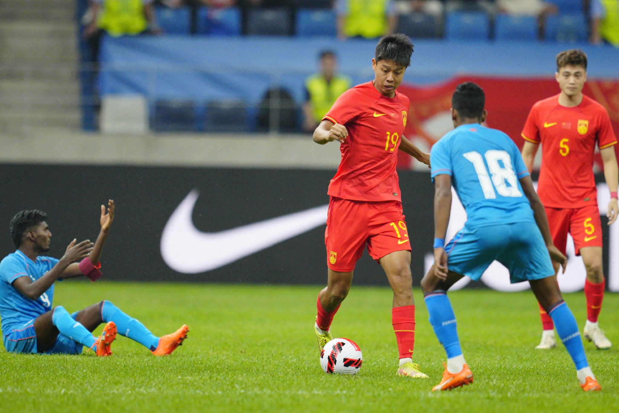 U23预选赛：中国队2-1印度队