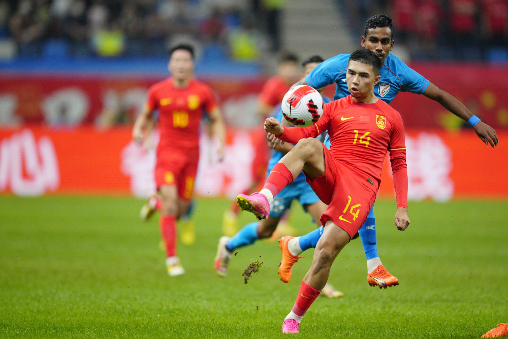 U23预选赛：中国队2-1印度队