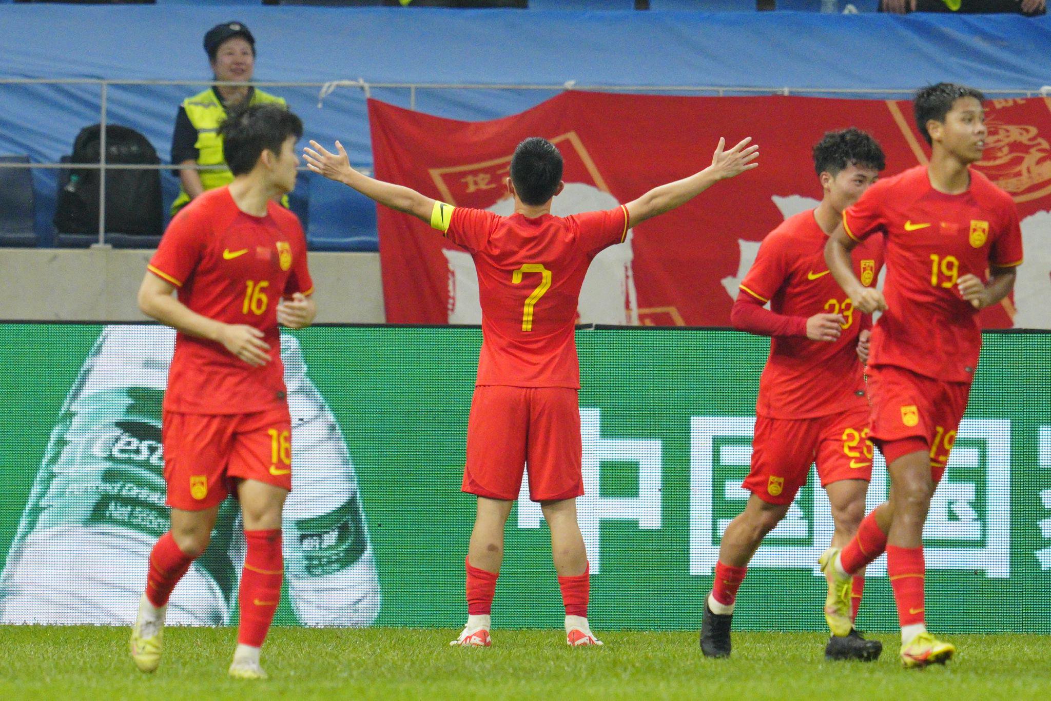 U23预选赛：中国队2-1印度队