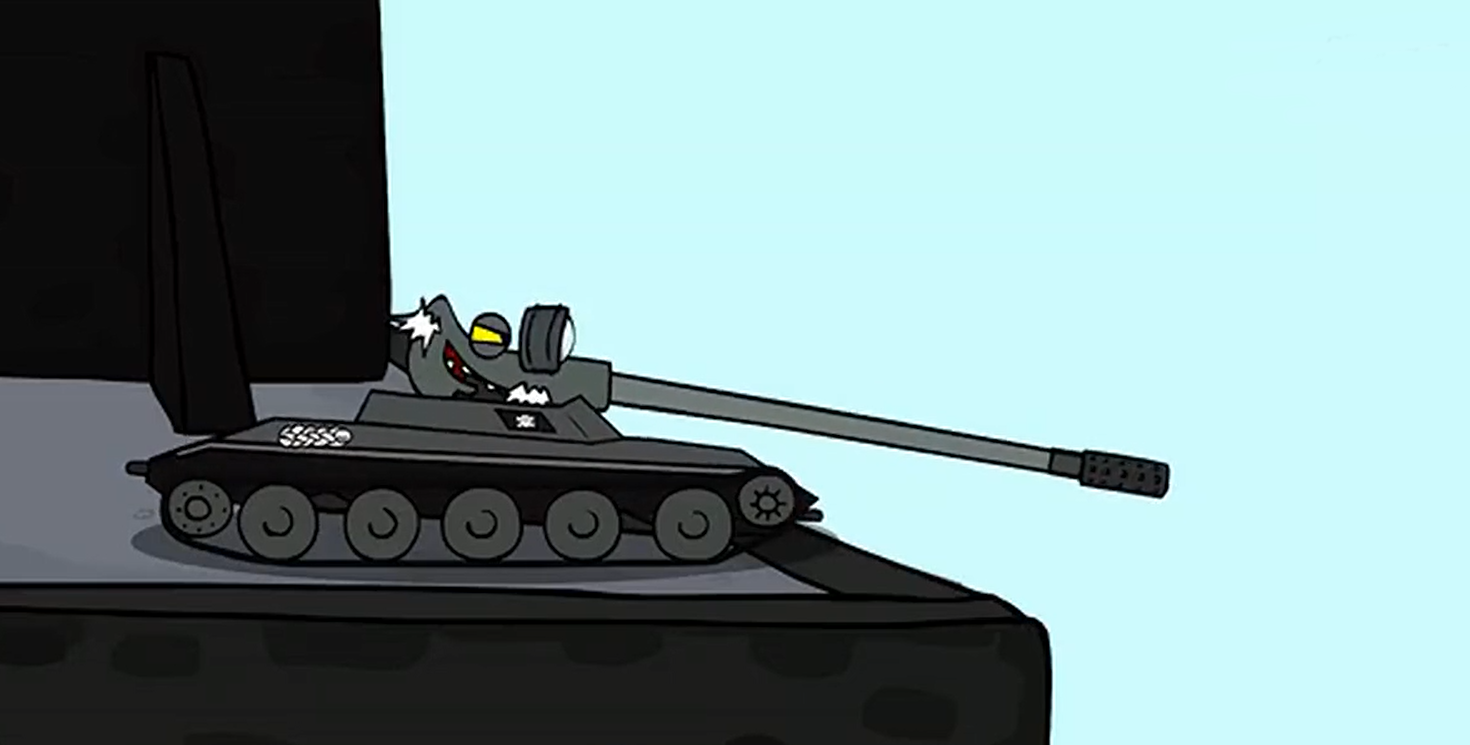 坦克连:欢乐动画-地狱猫大战莱茵金属_97973手