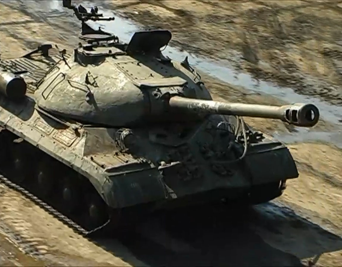 苏联二战时期ИС-3（IS-3斯大林Ⅲ）重型坦克
