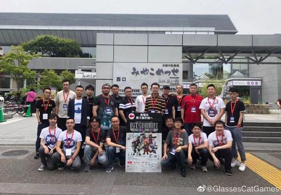 眼镜猫三人组曾带着游戏参加日本的bitsummit游戏展会