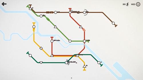 益智游戏《迷你地铁》10月20日登陆移动平台