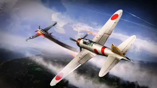 ▲零式战机最早出现在中国战场上并击毁了