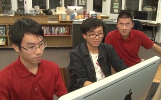 华裔学生林乔杨、赖日俊、陈劭然