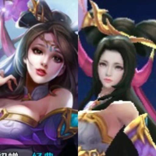 emmm看来貂蝉果然不负四大美女之一的名头，建模虽然没有海报那么美，但也是清水出芙蓉。