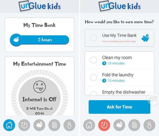 ▲ 专门的家庭控制 app unGlue