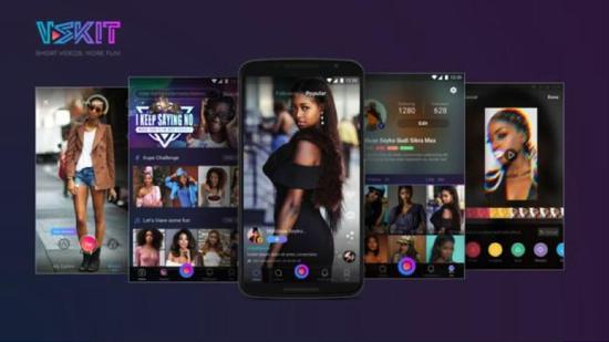传易2018年4月推出的非洲短视频App Vskit