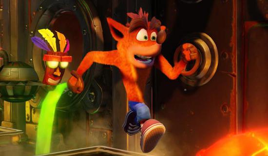 由N。 Sane Trilogy重新设计的古惑狼角色