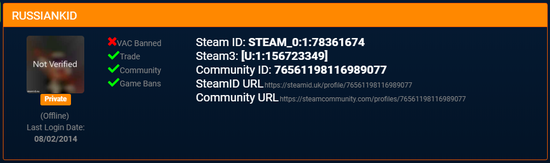 k0nfig被黑客指控作弊,贴出VAC封禁实锤