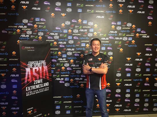 Orange E-sports连锁网咖创办人、马来西亚国内众多电竞赛事组织者Ng Shun Ming（Frank）