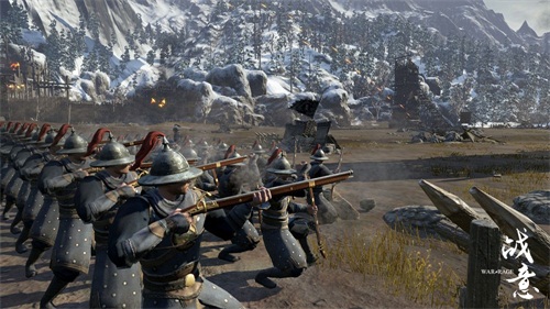 图7:火枪兵列阵射击