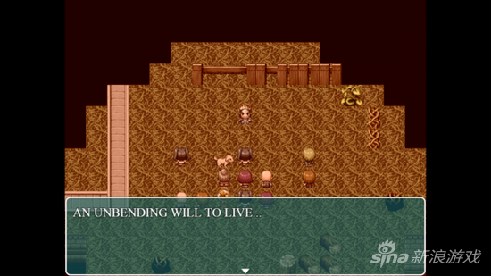 使用RPG maker制作的游戏地图