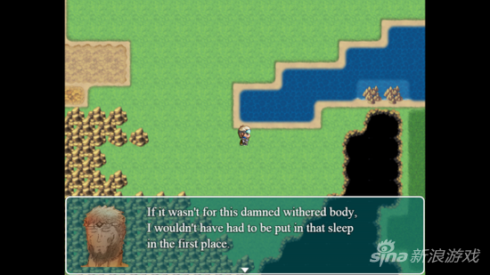 使用RPG maker制作的游戏地图