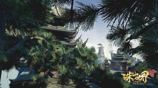 图10 光影斑驳,松针分明