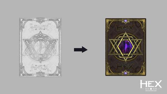 图2 《HEX》牌背概念稿放出