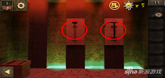 密室逃脱逃出阴森神庙第13关