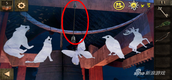 密室逃脱逃出阴森神庙第11关