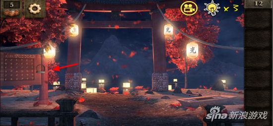 密室逃脱逃出阴森神庙第12关