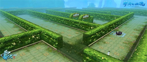 图1：欧式庭园风格的素雅迷宫