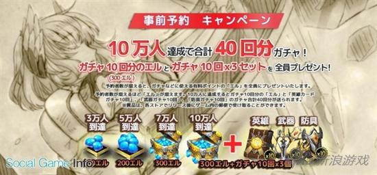 大型模擬RPG《艾爾帕斯》事前登錄