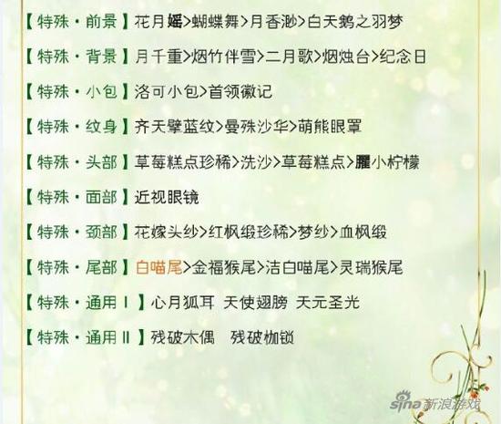 特殊饰品