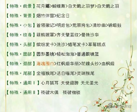 特殊饰品