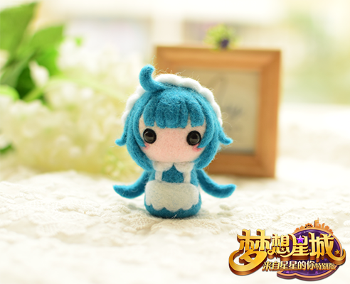 图5-女仆玛丽亚羊毛毡玩偶