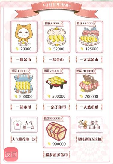 暖暖的換裝物語(yǔ)金幣