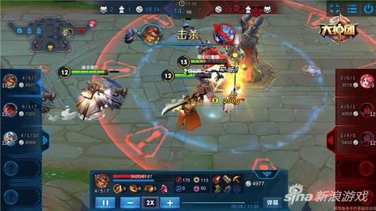 王者荣耀夏侯惇3V3