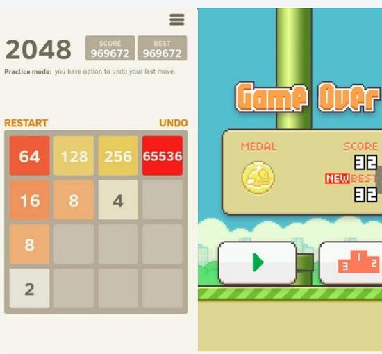 意外成为爆款的《2048》《Flappy Bird》，或许真的只是意外