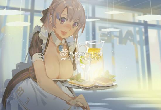 图8- 《永远的7日之都》角色“安”同人作品 女仆