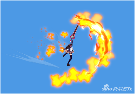 偷星九月天手游主角技能展现 火系女主技能画