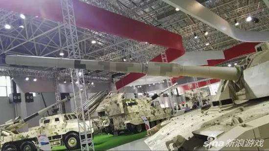 VT-5上的105毫米線膛坦克炮