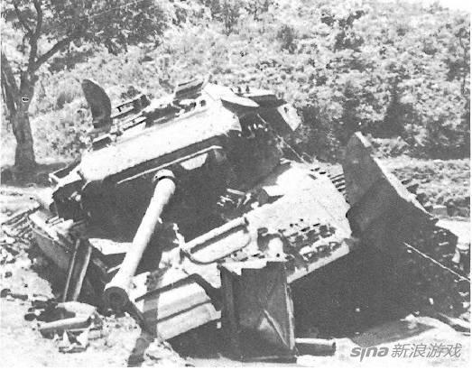 1951年4月，临津江战役中损失的英军“百夫长”Mk.III