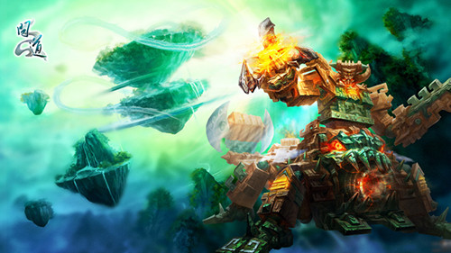 《问道》守护神精美原画