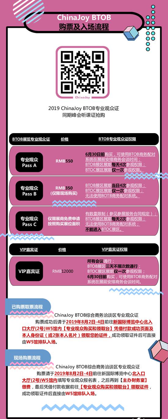 2019ʮ߽ChinaJoyչǰԤʽ