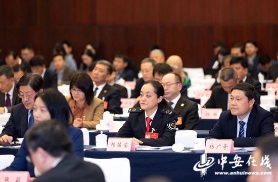 安徽代表团女代表参加团组会议