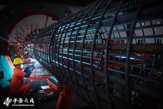 钢筋智造基地地处合肥市庐阳工业园区拥有数控化的钢筋加工设备57台