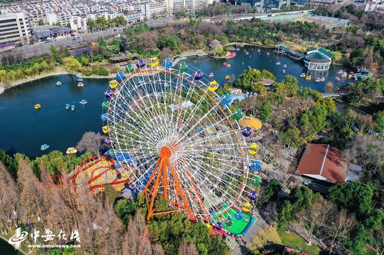 春节假期,合肥杏花公园入园总人数突破10万人次