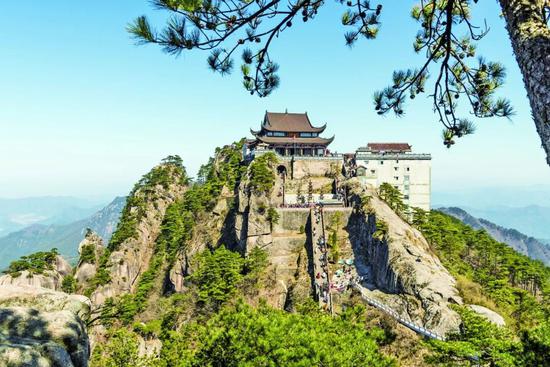九华山花台、天台 饶颐/摄