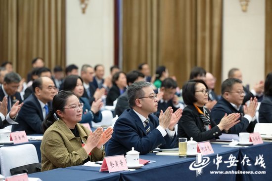 安徽代表团女代表参加团组会议