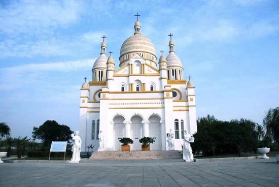 阜阳市颍上县八里河风景区“圣心大教堂”（图片来源：八里河风景区）