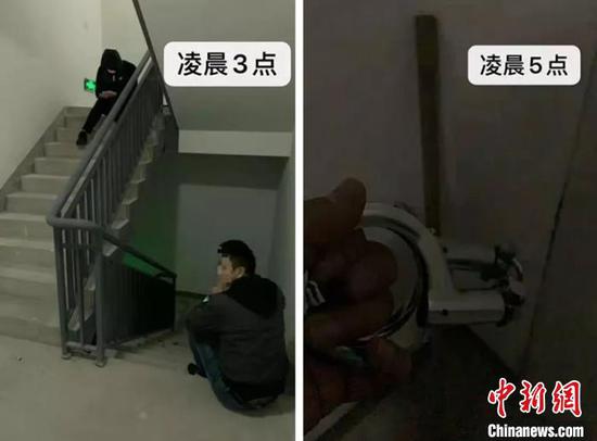 民警蹲点守候。皖公宣