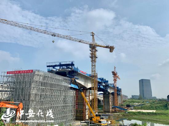 滁宁城际铁路项目正在施工