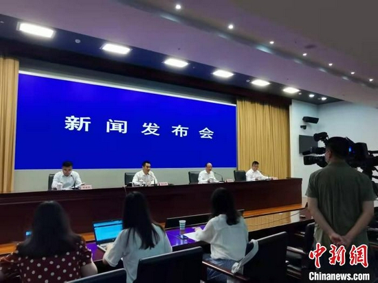   9月29日，安徽省政府新闻办召开新闻发布会，介绍合肥苗交会相关情况。　张强　摄