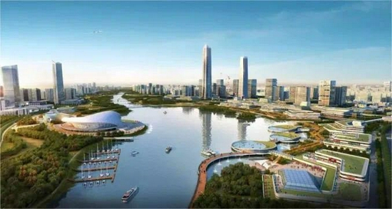 合肥东部新中心核心区设计效果图