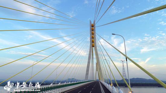 池州长江公路大桥(宋凯丽 摄)