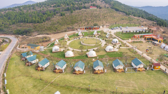 “皖北川藏线”已经成为各地游客畅游淮北的网红打卡点之一 崔吉沛/摄